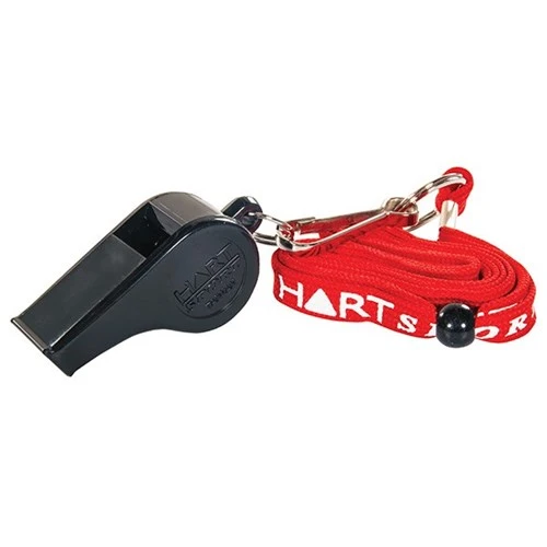 HART Sport HART Plastic Whistle With Lanyard 3 HART Sport HART Plastic Whistle With Lanyard