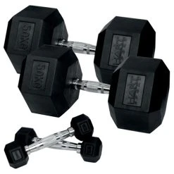 HART Sport HART Rubber Hex Dumbbell Set - 1kg To 50kg
