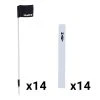 HART Sport HART Rugby Sideline Post Kit Set Of 14 1 HART Sport HART Rugby Sideline Post Kit Set Of 14 -HART Sport Sales 9 540 2