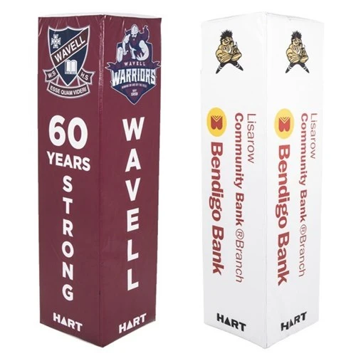 HART Sport Custom Printed Square Rugby Post Pads 50cm - 150mm Cut Out 3 HART Sport Custom Printed Square Rugby Post Pads 50cm - 150mm Cut Out