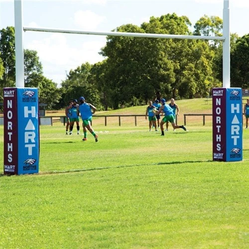 HART Sport Custom Printed Square Rugby Post Pads 50cm - 150mm Cut Out 4 HART Sport Custom Printed Square Rugby Post Pads 50cm - 150mm Cut Out - Image 2