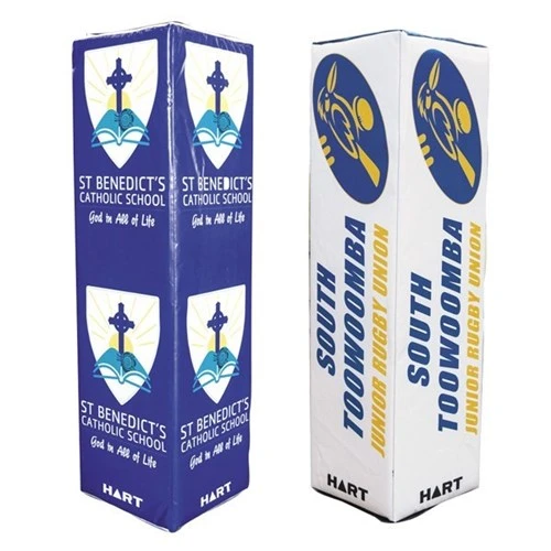 HART Sport Custom Printed Square Rugby Post Pads 50cm 3 HART Sport Custom Printed Square Rugby Post Pads 50cm